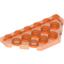 Набор LEGO Wedge Plate 3 x 6 Cut Corners, Trans-Neon Orange