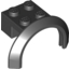 Набор LEGO Mudguard 4 x 2 1/2 x 2 with Arch Round, Черный