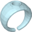 Набор LEGO Clikits Ring, Wide Band with Hole in Top, Fits Child's Finger, Trans-Very Lt Blue