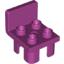 Набор LEGO Duplo Furniture Chair with 4 Studs and Squared Back, Пурпурный