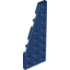 Набор LEGO Wedge Plate 8 x 3 Left, Темно-синий