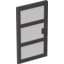 Набор LEGO Door 1 x 4 x 6 with 3 Panes with Trans-Black Glass, Черный