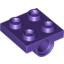 Набор LEGO Plate Special 2 x 2 with Pin Hole, Темно-фиолетовый