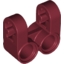 Набор LEGO Technic Axle and Pin Connector Perpendicular Double Split, Темно-красный