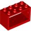 Набор LEGO String Reel 2 x 4 x 2 Holder, Красный