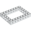 Набор LEGO Technic Brick 6 x 8 with Open Center 4 x 6, Белый