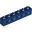 Набор LEGO Technic Brick 1 x 6 [5 Holes], Темно-синий