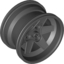 Набор LEGO Wheel 56 x 34 Technic Racing Medium with 3 Pin Holes, Черный