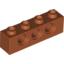Набор LEGO Technic Brick 1 x 4 [3 Holes], Темно-оранжевый