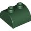 Набор LEGO Brick 2 x 2 Curved Top with Two Top Studs, Темно-зеленый