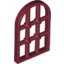 Набор LEGO Window 1 x 2 x 2 & 2/3 Pane Twisted Bar with Rounded Top, Темно-красный