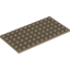 Набор LEGO Plate 6 x 12, Dark Tan
