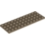 Набор LEGO Plate 4 x 12, Dark Tan