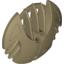 Набор LEGO Bionicle Weapon 5 x 5 Shield with 7 Fins, Flat Dark Gold