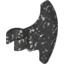 Набор LEGO Minifig Axe Head, Clip-on (Viking) [Thin Clip], Speckle Black-Silver