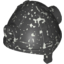 Набор LEGO Minifig Helmet - Viking with Side Horn Holes, Speckle Black-Silver