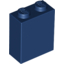 Набор LEGO Brick 1 x 2 x 2 with Inside Axle Holder, Темно-синий