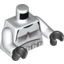Набор LEGO Torso SW Armour Stormtrooper Print / White Arms / Black Hands, Белый