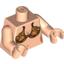 Набор LEGO Torso SW Princess Leia Slave Print / Light Flesh Arms / Light Flesh Hands, Light Flesh