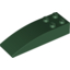Набор LEGO Slope Curved 6 x 2, Темно-зеленый