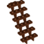 Набор LEGO Stairs 7 x 4 x 6 Straight Open, Красно-коричневый