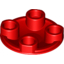 Набор LEGO Plate Round 2 x 2 with Rounded Bottom [Boat Stud], Красный