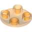 Набор LEGO Plate Round 2 x 2 with Rounded Bottom [Boat Stud], Прозрачный оранжевый