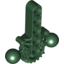 Набор LEGO Bionicle Hips / Lower Torso with 2 Ball Joints and 7 Tooth Half Gear, Темно-зеленый