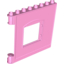Набор LEGO Duplo Building Wall 1 x 8 x 6 with Window Opening, Hinge on Left, Ярко-розовый