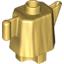 Набор LEGO Teapot / Coffeepot, Indented Base, Pearl Gold