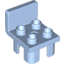 Набор LEGO Duplo Furniture Chair with 4 Studs and Squared Back, Bright Light Blue
