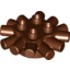 Набор LEGO Duplo, Brick Round 2 x 2 with Radiating Bars, Красно-коричневый