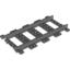 Набор LEGO Train, Track Plastic (RC Trains) Straight, Темный сине-серый