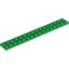 Набор LEGO Plate 2 x 16, Зеленый