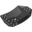 Набор LEGO Cockpit 8 x 6 x 2 Curved, Черный