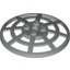 Набор LEGO Dish 6 x 6 Inverted [Radar / Webbed / anti-studs at  90В°], Светло-серый