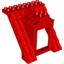 Набор LEGO Duplo Building Barn Roof Section 8 x 8 x 8 with Door Opening, Красный