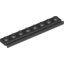 Набор LEGO Plate Special 1 x 8 with Door Rail, Черный