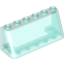 Набор LEGO Windscreen 2 x 6 x 2, Trans-Light Blue