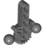Набор LEGO Bionicle Hips / Lower Torso with 2 Ball Joints and 7 Tooth Half Gear, Темный сине-серый