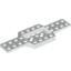 Набор LEGO Vehicle, Base 4 x 12 x 3/4 with 4 x 2 Recessed Center with Smooth Underside, Белый