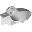 Набор LEGO Foot with Rotation Joint Ball Half [Vertical Side], Very Light Bluish Gray