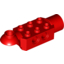 Набор LEGO Technic Brick Special 2 x 3 with Pin Holes, Rotation Joint Ball Half [Horizontal Top], Rotation Joint Socket, Красный