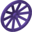 Набор LEGO Wheel Wagon Huge (43mm D.), Темно-фиолетовый