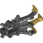 Набор LEGO Bionicle Foot Piraka Clawed with Pearl Gold Talons, Черный