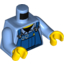 Набор LEGO Torso Mechanic Blue Overalls, Tools in Pocket Print / Medium Blue Arms / Yellow Hands, Medium Blue