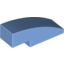 Набор LEGO Slope Curved 3 x 1 No Studs, Medium Blue