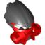 Набор LEGO Bionicle Mask Kiril with Black Top (Dume), Красный