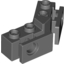 Набор LEGO Technic, Brick 1 x 2 - 1 x 2 Angled with Bumper Holder [Open Front], Темный сине-серый
