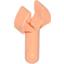 Набор LEGO Bar 1L with Clip [Cut Edges and One Side Hole], Trans-Neon Orange